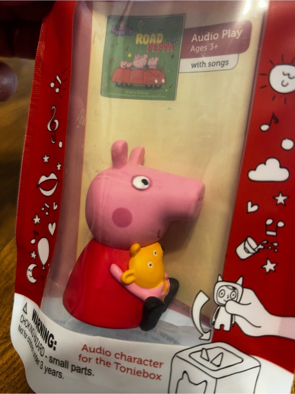 Tonies Peppa Pig: On the Road with Peppa - Red/Green Audio Play